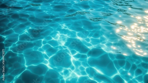 Wallpaper Mural Sunlight Patterns on Clear Blue Pool Water
 Torontodigital.ca