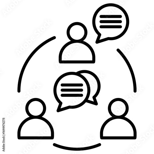 Communication Outline Icon