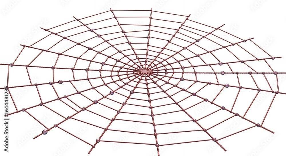 Obraz premium Spider web pattern design