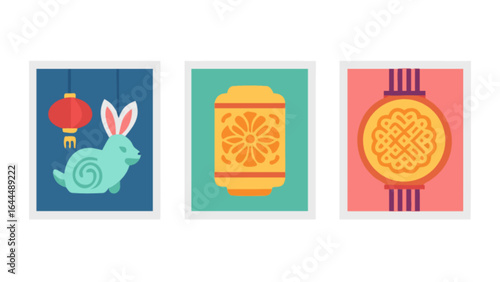 Family fun with sky lanterns vector illustration for festive celebration and outdoor activities design concept