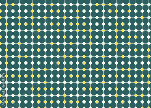 幾何学的なタイル模様 背景