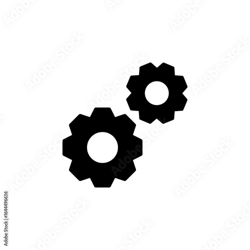 Gear icon vector. Setting icon.