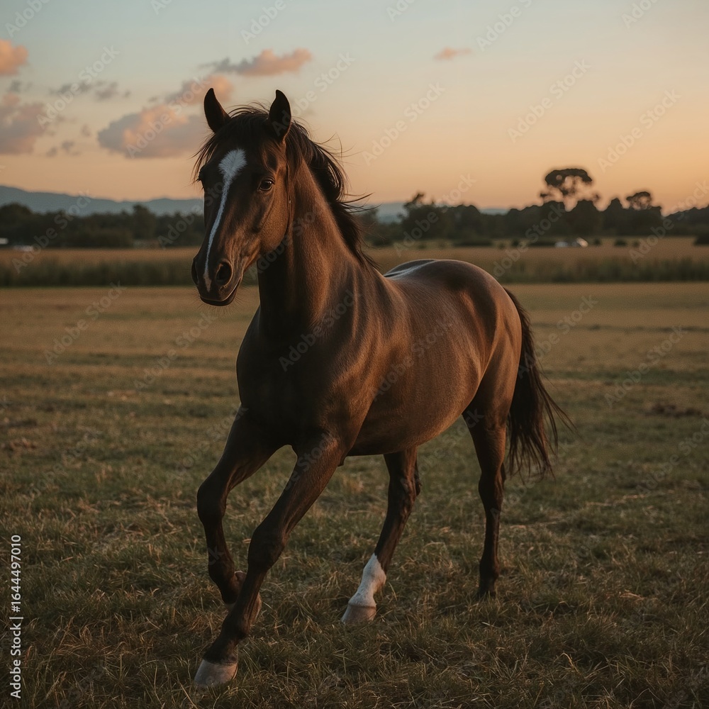 Fototapeta premium horse in the field
