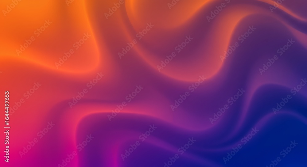 Obraz premium Warm Sunset Glow Holographic Foil, Dramatic Liquid Metal Background 12