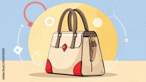 Stylish handbag illustration (1)