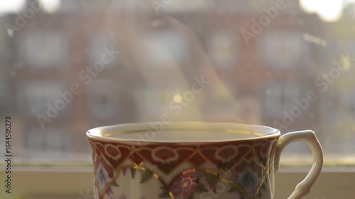 Teacup by window
