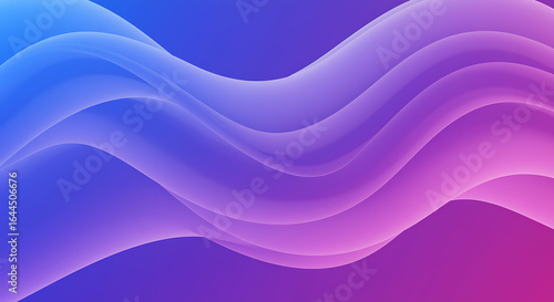 Abstract blue wave background with flowing lines and a smooth, dynamic curve