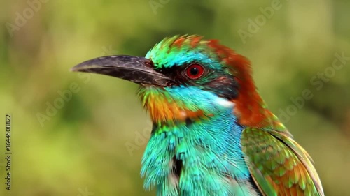 Vibrant bird close-up