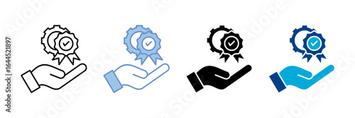 Proficiency Icon Set Multiple Style Collection