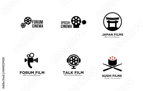 Film Production Logo Concepts, Cinematic Branding