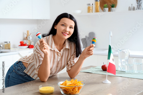 Young Mexican woman with ma...