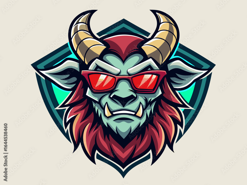 Obraz premium demon e sport