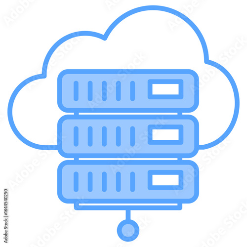 Hosting Blue Icon