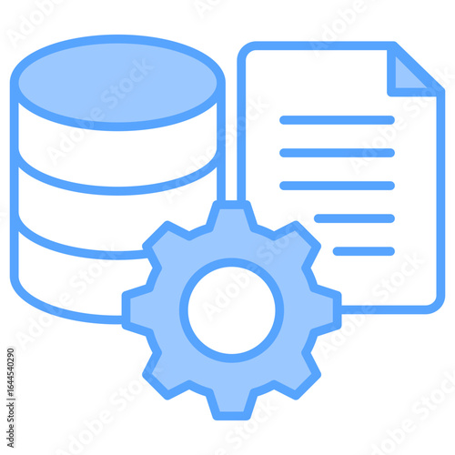 Data Blue Icon