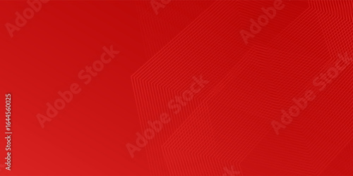 Abstract hexagon rendering of red abstract glass simple background design. Good art