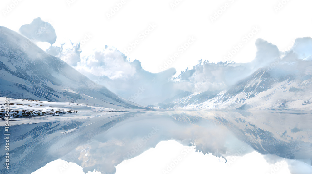 Obraz premium snow covered mountains