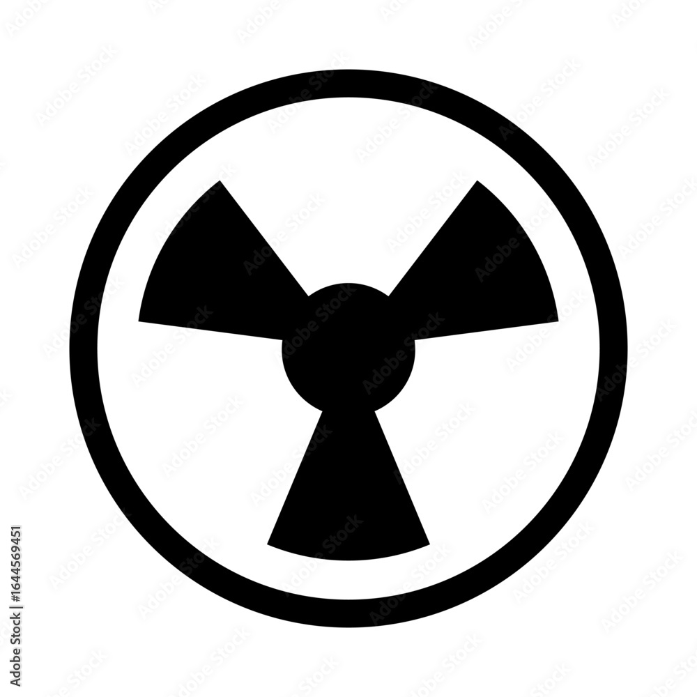 Fototapeta premium crcle line danger radiation design vector