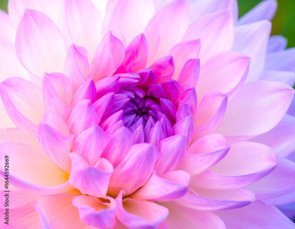 Obraz premium Close-up of a vibrant dahlia blossom