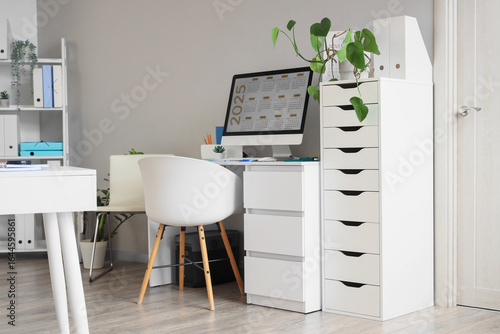 Doctor's workplace with com...