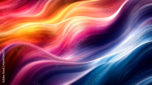 Wallpaper Mural Vibrant Abstract Waves of Color Flowing Together in a Dreamy Landscape of Light Torontodigital.ca