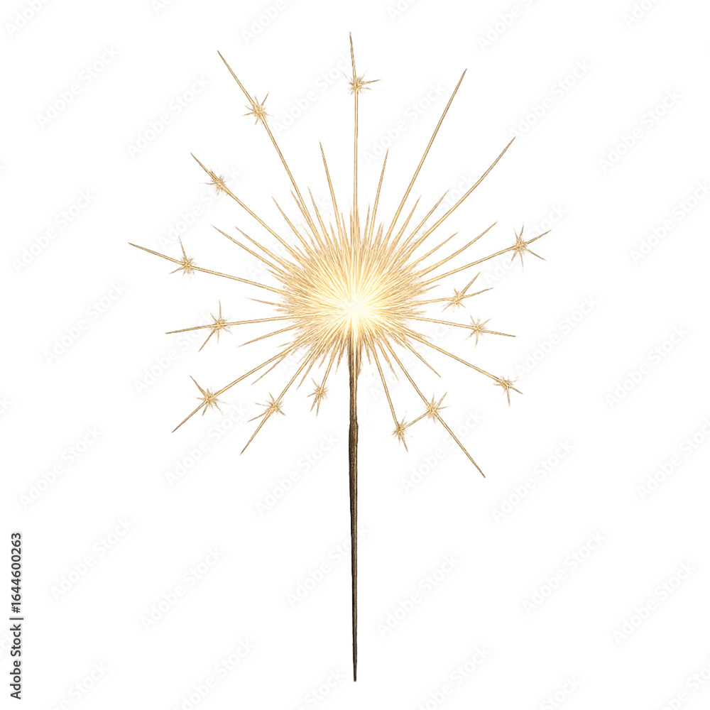 Obraz premium Glowing starburst shaped Christmas tree topper on black, suitable for holiday backgrounds, greeting cards, or festive designs.