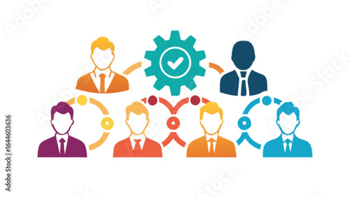 Teamwork collaboration business process management workflow system organization structure efficiency solution