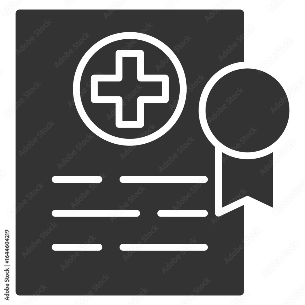 Fototapeta premium Policy Glyph Icon Element For Design