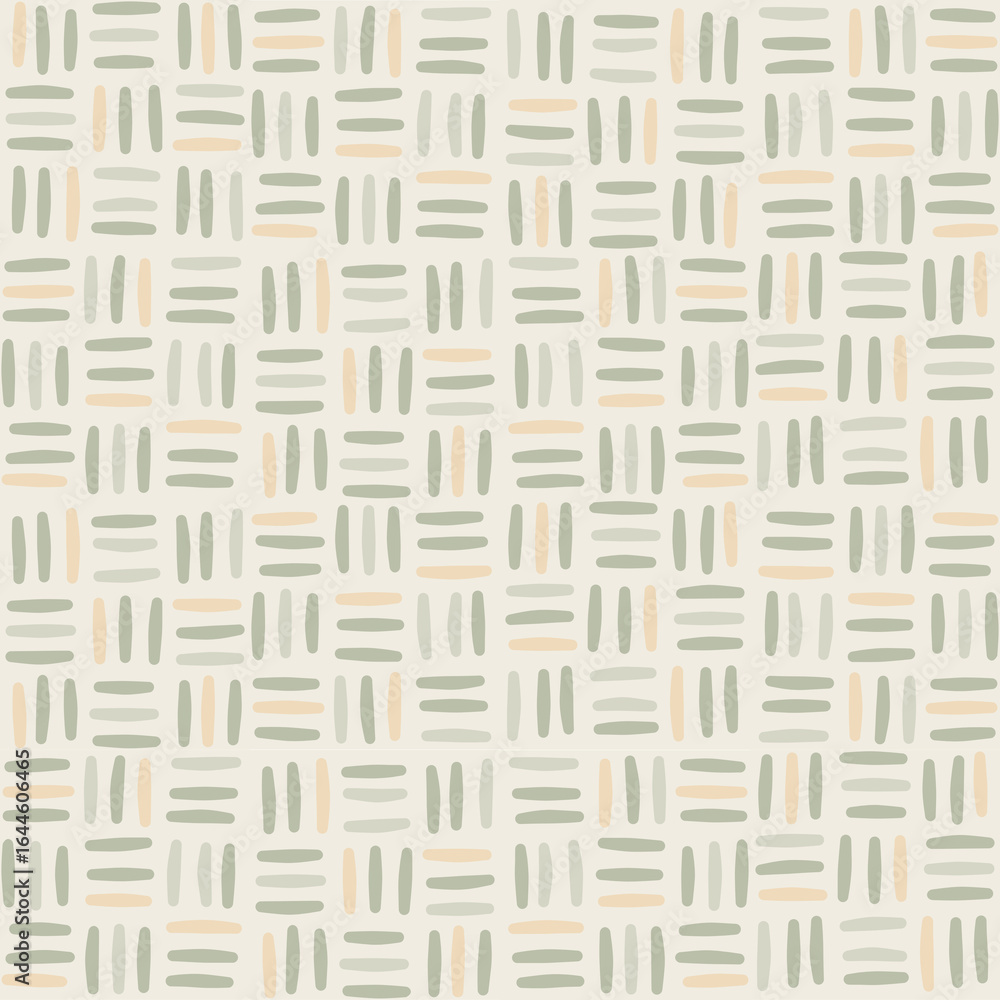 Fototapeta premium Seamless pattern plait light green