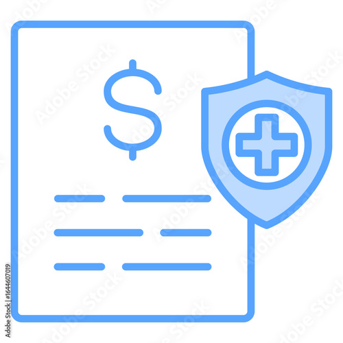 Claims Blue Icon Element For Design