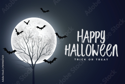 realistic happy halloween devil background