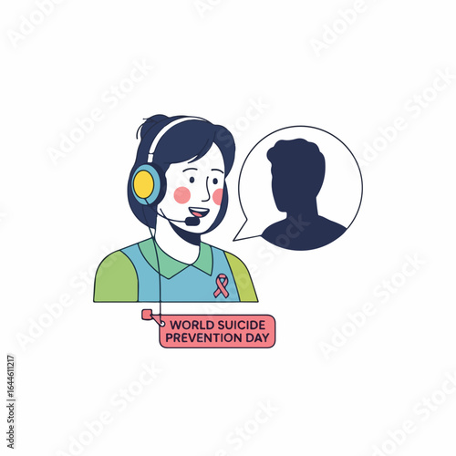 Supportive listener offers comfort during difficult conversation for World Suicide Prevention Day