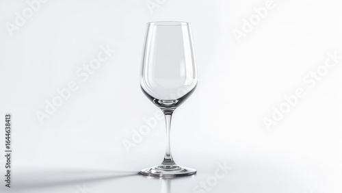 Wallpaper Mural Empty wine glass against a plain background Torontodigital.ca