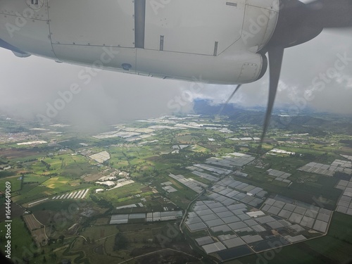 aerial view of the city