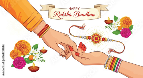 Brother sister bond celebrated with Raksha Bandhan ceremony and festive gifts