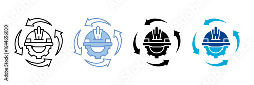 Automation Icon Set Multiple Style Collection