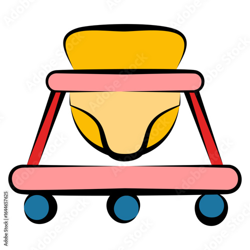 Baby walker lineal color