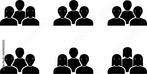 Business Team and Group Silhouettes Bundle