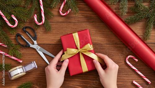 Wallpaper Mural Membungkus Kado Natal Torontodigital.ca