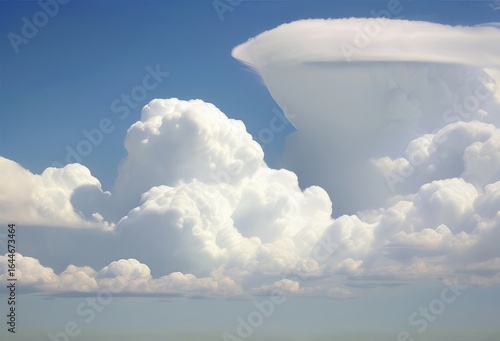 Thick heavy strokes of titanium white float like clouds on a sum