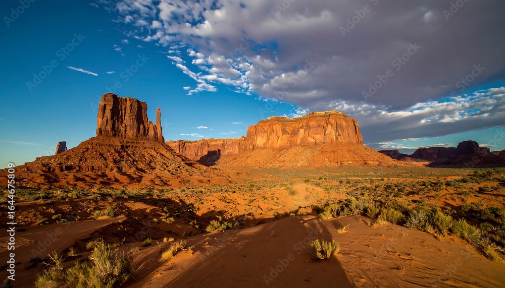 Obraz premium Desert sunrise landscape
