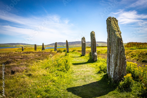 ring of brodgar, standing stones, stone circle, orkneys, orkney islands, scotland, unesco, world heritage