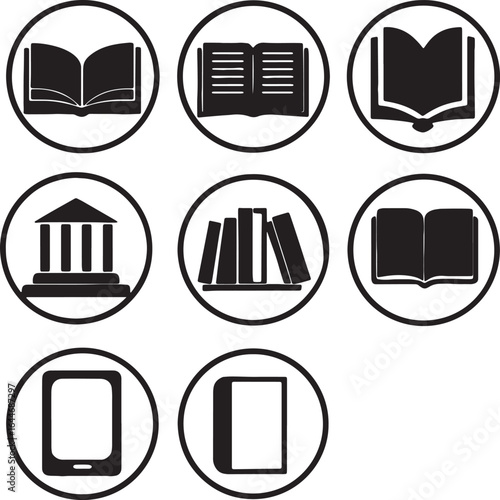 Collection of Book and Education Icons