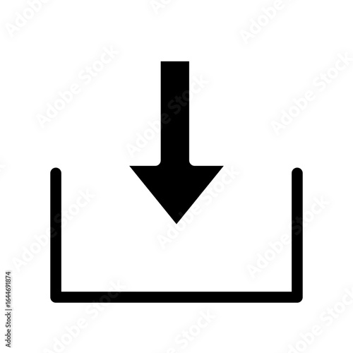 download glyph icon