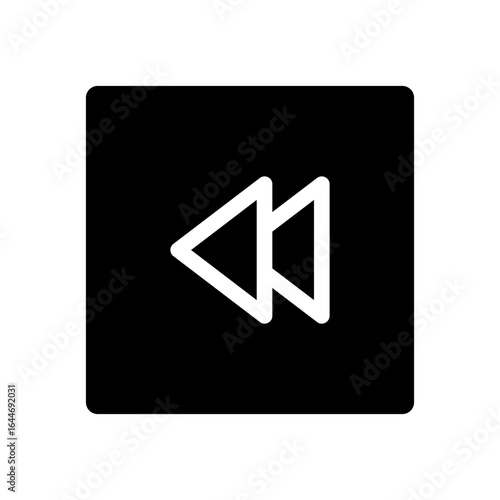 rewind glyph icon