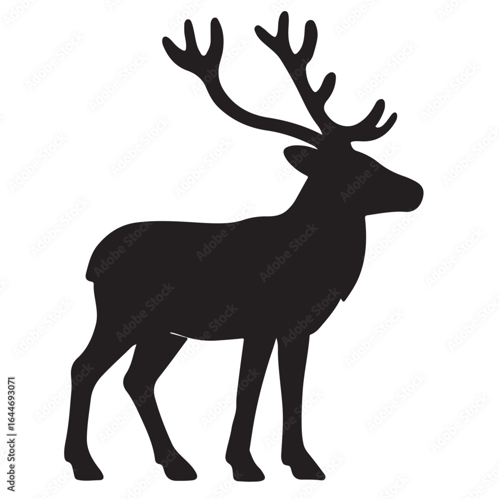 Fototapeta premium The Reindeer Animal Design.