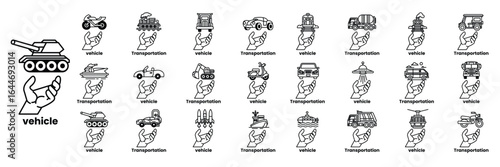 collection of military vehicles including tanks trucks and helicopters