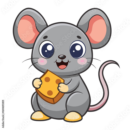 mouse with cheese