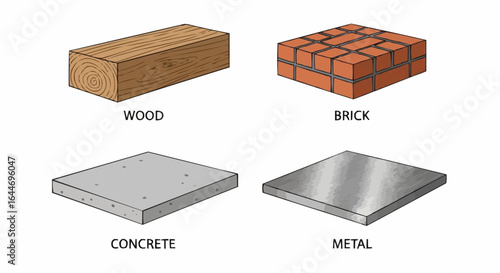 4 building materials