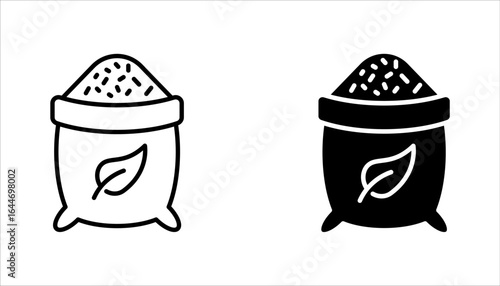 fertilizer icon set. Thin line fertilizer icon from agriculture and farm collection. vector illustration on white background