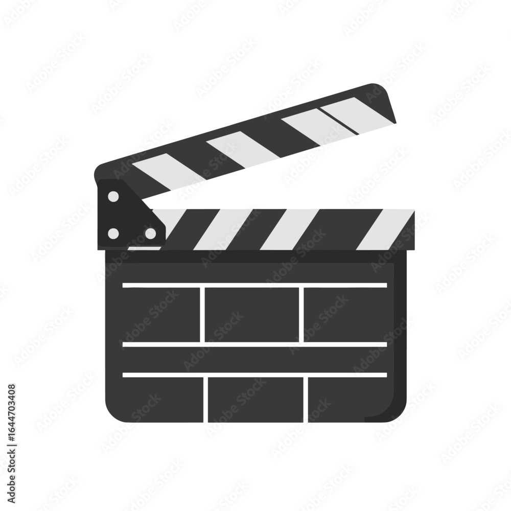 Fototapeta premium Classic Movie Clapperboard Symbol